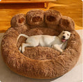 Cama de franela acogedora para perros y gatos