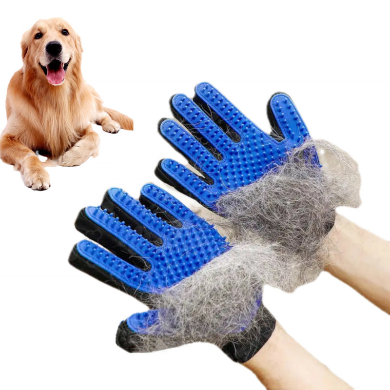 Guantes de Goma Seleccionados para el Aseo de Mascotas
