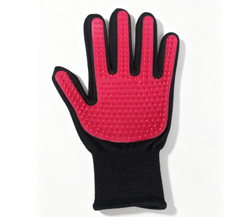 Guantes de Goma Seleccionados para el Aseo de Mascotas
