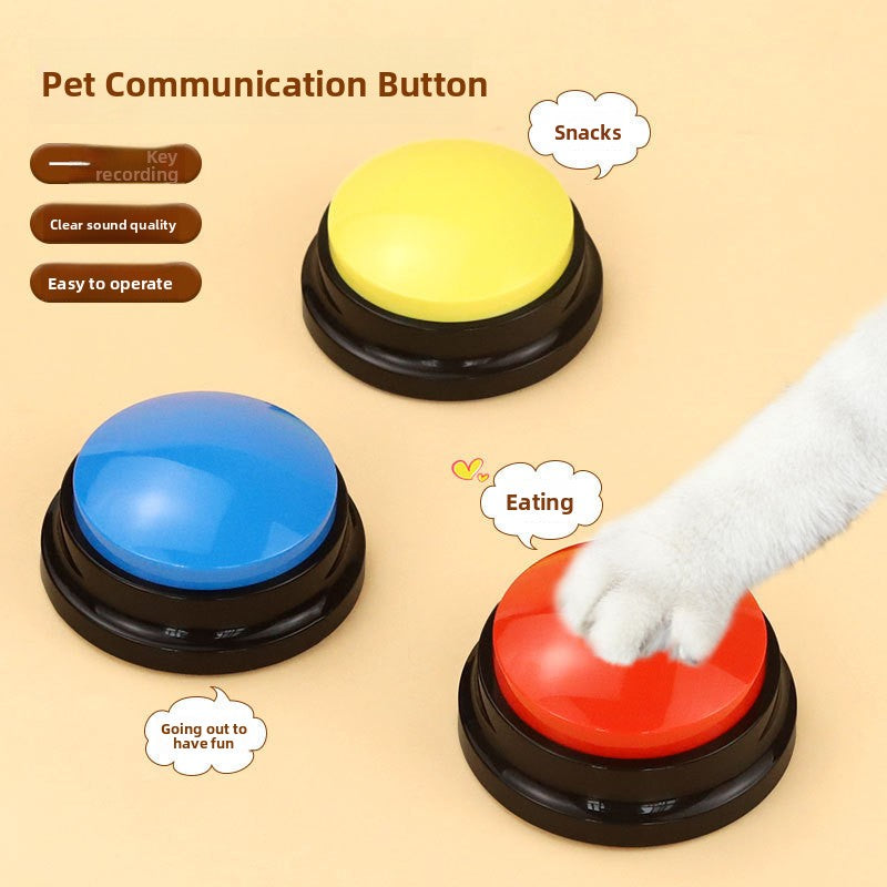 Botonera de sonido para comunicación de mascotas