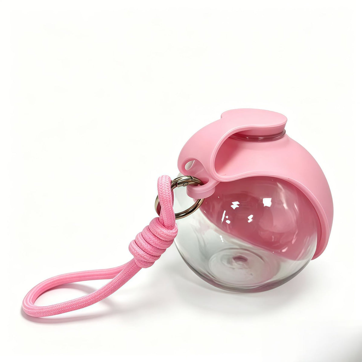 Botella de agua portátil para mascotas, dispensador de agua plegable para exteriores (gatos y perros pequeños)