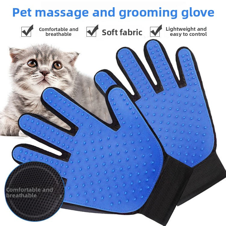 Guantes de Goma Seleccionados para el Aseo de Mascotas
