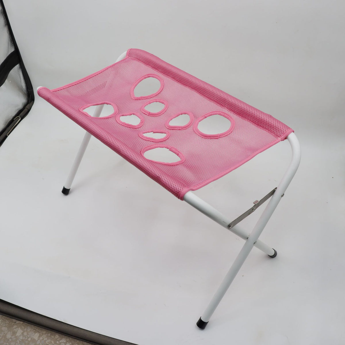 Soporte plegable para baño y aseo de mascotas