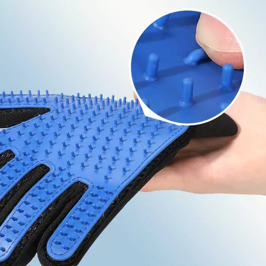 Guantes de Goma Seleccionados para el Aseo de Mascotas