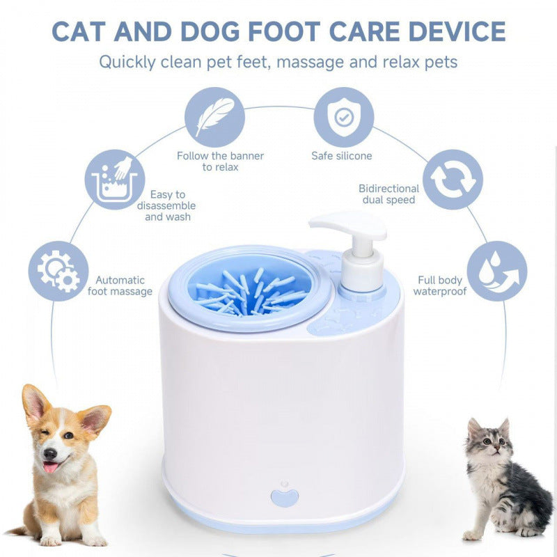 Lava patas eléctrico para mascotas