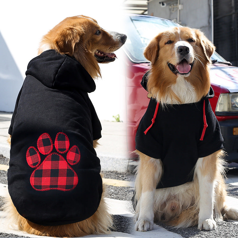 Polerón de polar con bolsillo con cierre para perros y gatos chicos, medianos y grandes