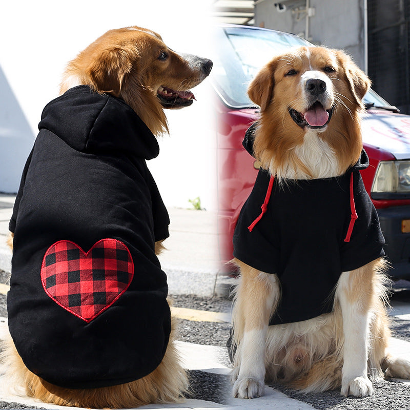 Polerón de polar con bolsillo con cierre para perros y gatos chicos, medianos y grandes